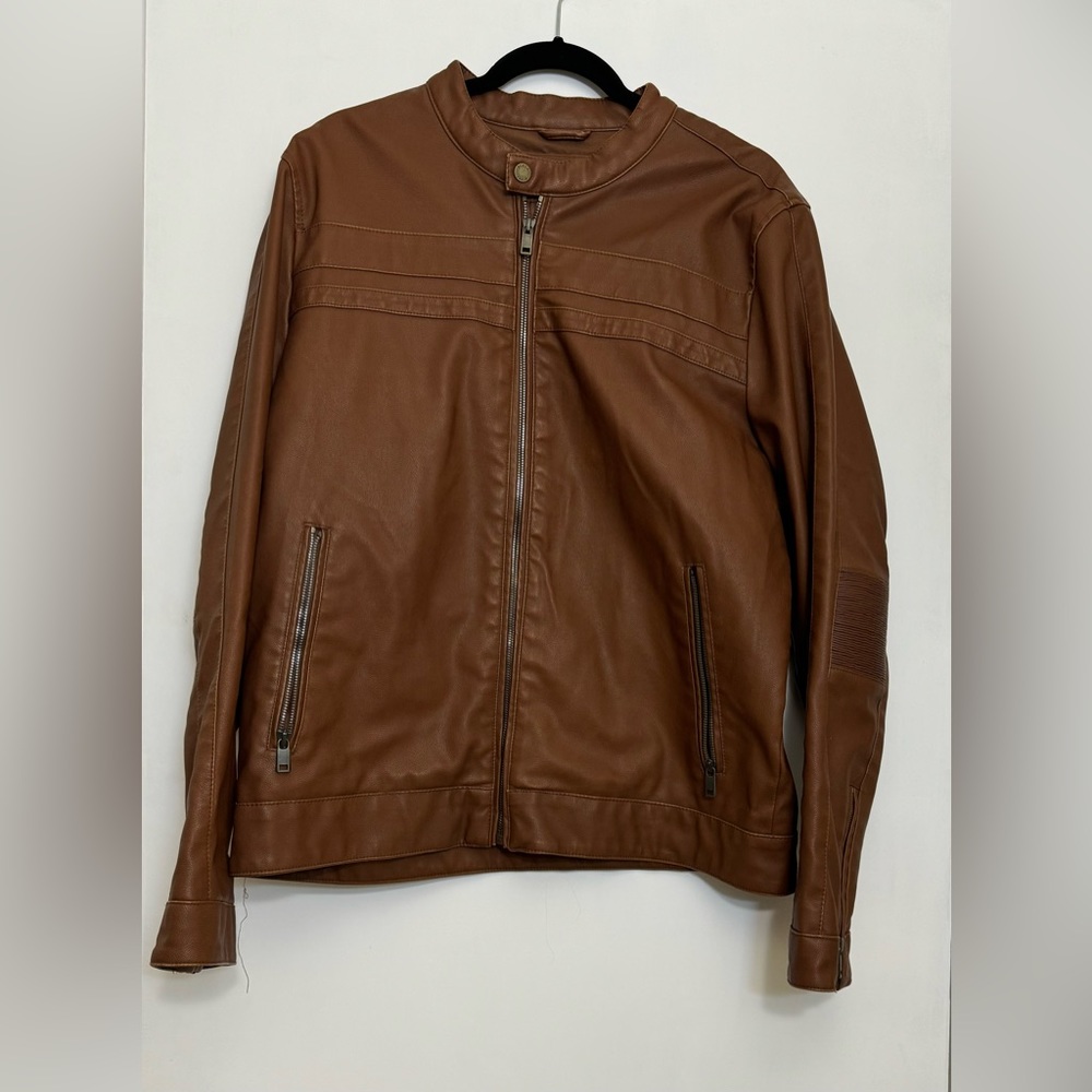 Leather Jacket- Black Rivet